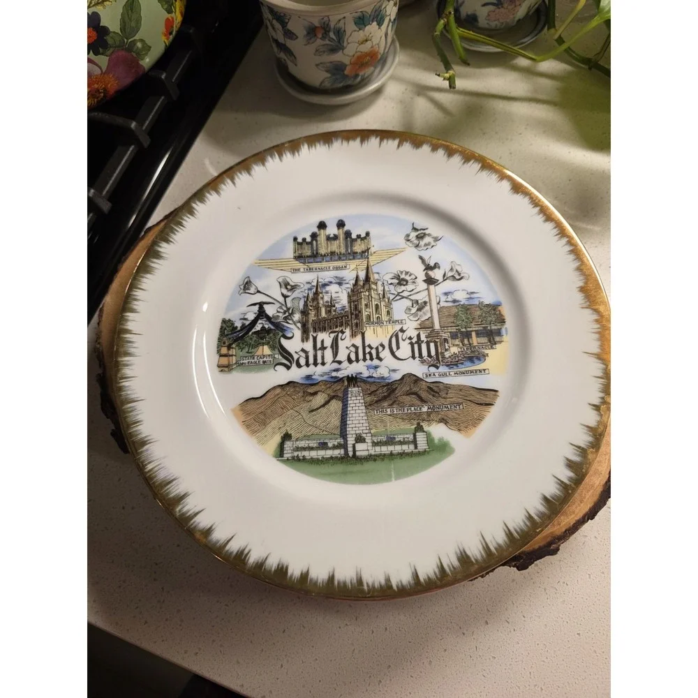 Vintage Salt Lake City Collectors Plate